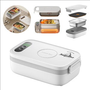 Rechargeable Cordless Heated 304 Stainless Steel Bento Lunch Box